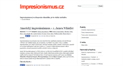 Desktop Screenshot of impresionismus.cz