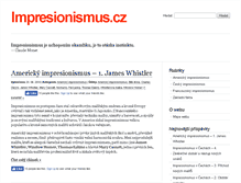 Tablet Screenshot of impresionismus.cz